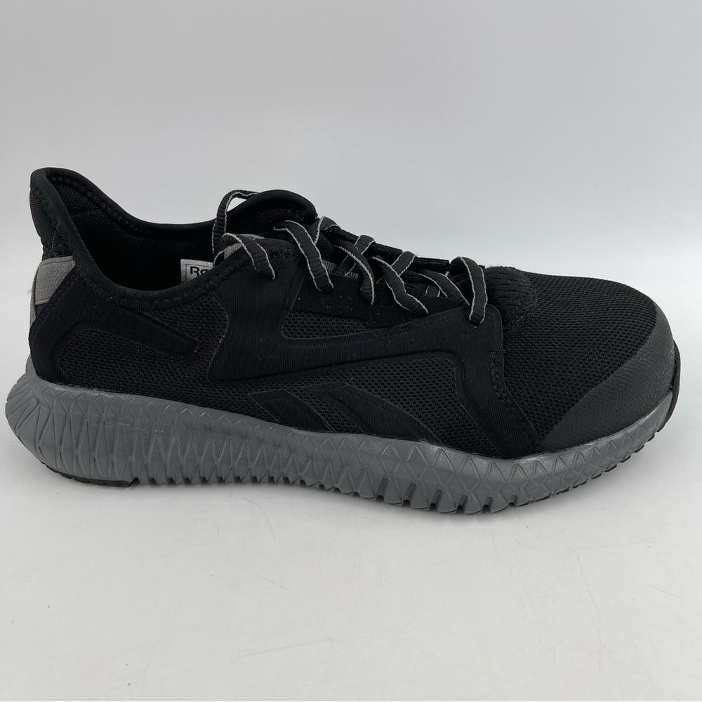NEW! 🥾 Reebok Unisex Flexagon 3.0 Black Composite Toe Metal Free Work Shoe-SZ 9